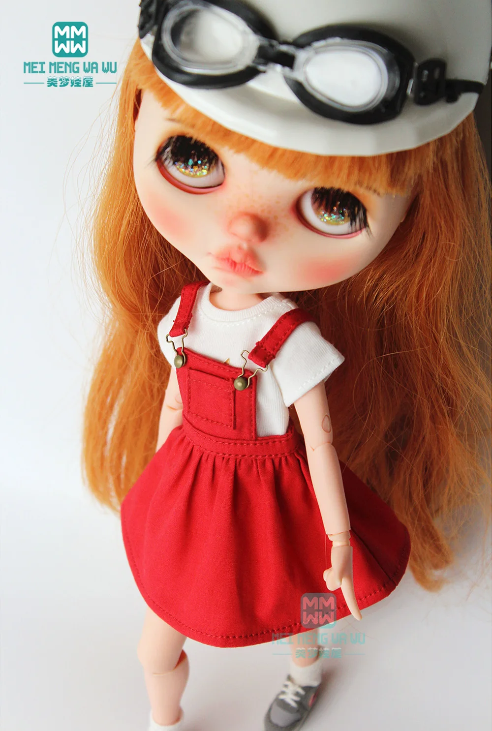 

Подходит для куклы Блит 28-30 см, модная рубашка, джинсовая спецодежда, OB22 OB24, игрушки, подарки