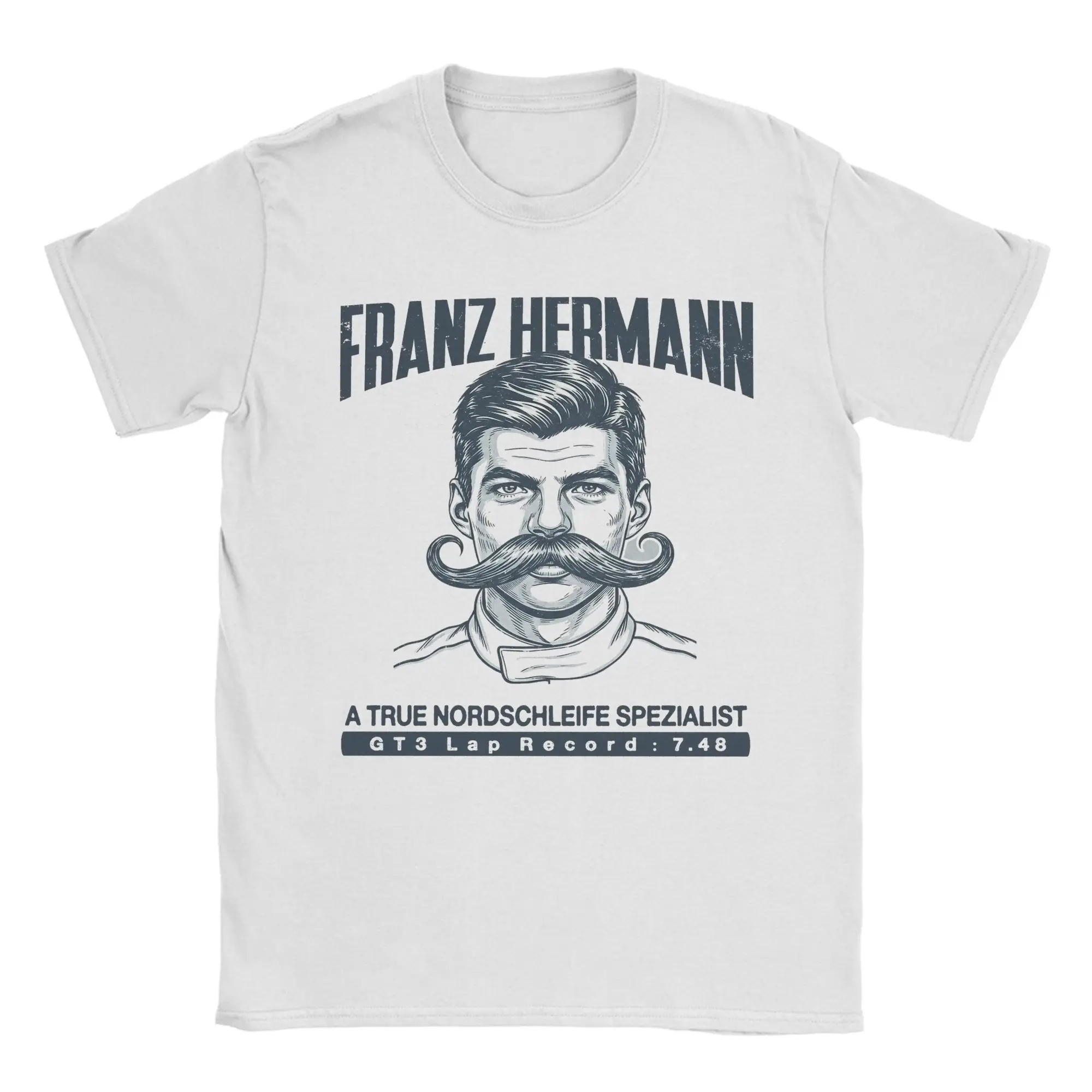 Camiseta Franz Hermann Meme para hombre, camisetas novedosas de algodón, camiseta de manga corta con cuello redondo, ropa de talla grande