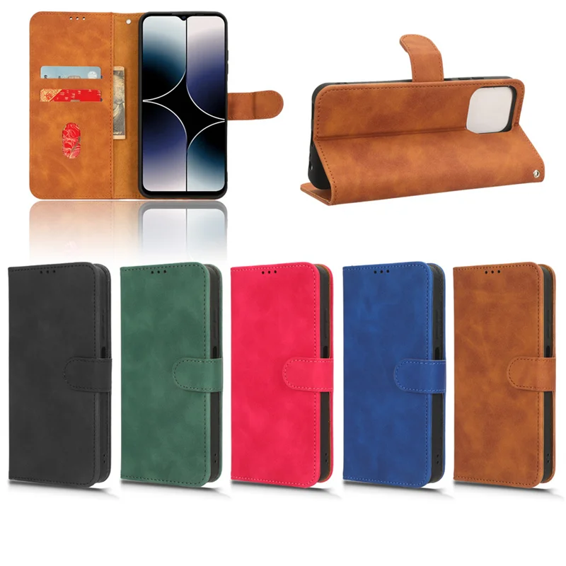 For Ulefone Note 16 Pro Cover Wallet Full Protect Phone Case For Ulefone Note16 Pro Skin Feel Flip Case Leather Fundas