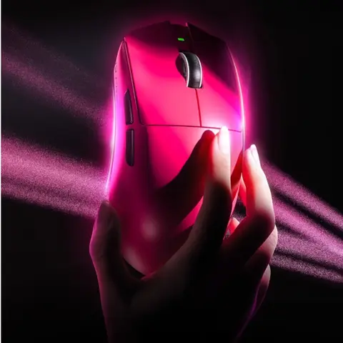 LINGBAO M9 Pro Max Oyun Mouse'u Pil Değiştirilebilir Üç Modlu Kablosuz ve Bluetooth PAW3395/PAW3950 Hafif E-spor TTC 8000HZ