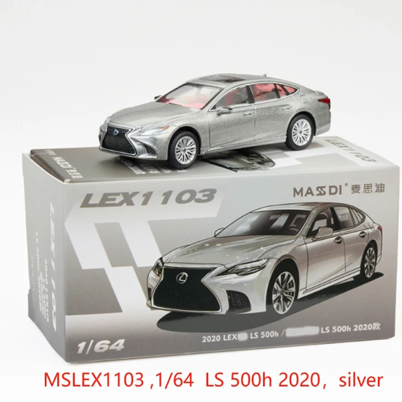 MASSDI 1/64 Scale LS500h CT-5 LEX1103 & LEX2610 Alloy Simulation Car Model Static Collection Decorated Holiday Toy Souvenir Gift