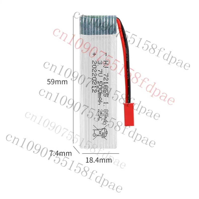 

Premium 3.7V 500mAh Li-po battery for JJRC H37 JXD 523 wltoys V966 V977 V930 Q282 E50 RC