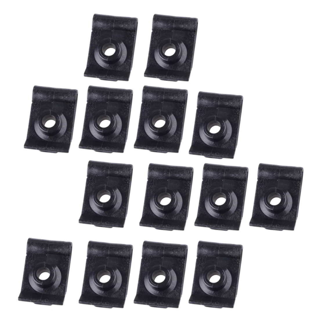 50pcs/Set Fender Liner Wheel Arch Cover U Nut Screw Grommet Clip 53879-22010 Fit for Toyota Black Nylon
