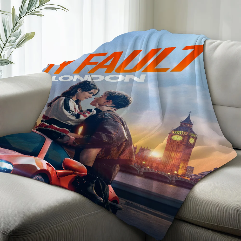 Love Movie Your F-fault London Blanket Suitable For Sofas Beds Offices Cars Outdoor Travel An Ideal Gift For Friends Family