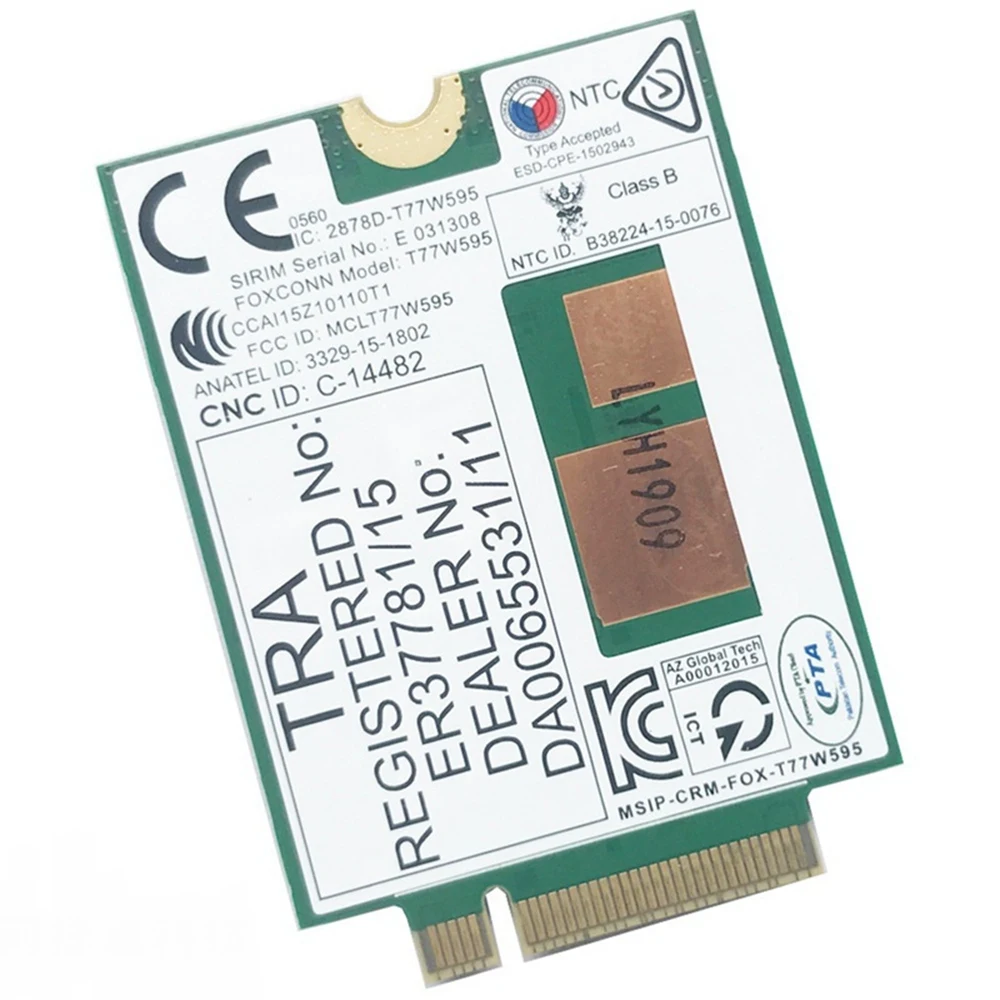 T77W595 4G Module M.2 150MBPS 796928-001 LTE Modem for Elite X2 840 850 G3 640 650 645 G2