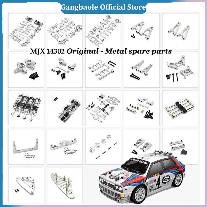 MJX 14303 14301 14302 1/14 RC 4WD telecomando parti di aggiornamento in metallo per auto Set Fragile di accessori per auto Rc Nitro ricambi per auto