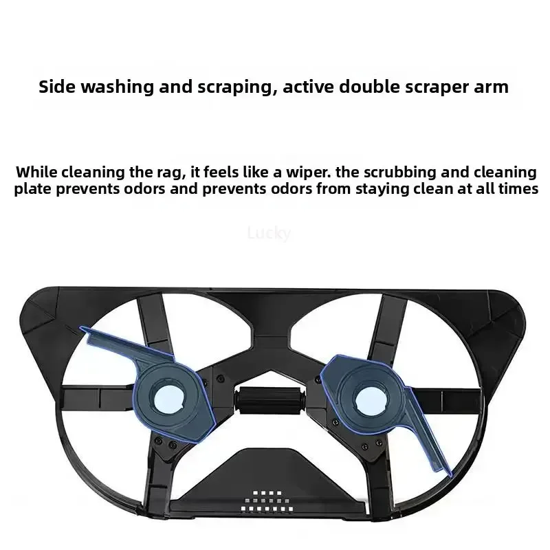 Dreame x40 Ultra/X30 Ultra/s30PU/L10s Ultra Gen 2/L10s Pro Ultra Robot Arm Series صينية تنظيف محطة قاعدة روبوتية #3