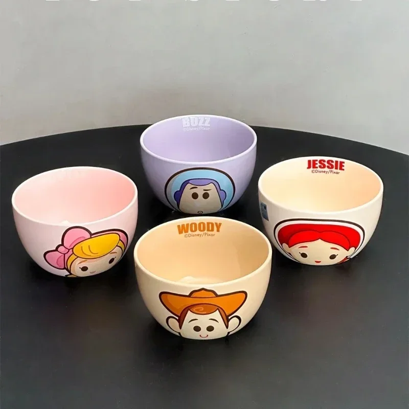 

Disney Toy Story Cute Small Bowl For Rice And Soup Ceramic Tableware Set Cartoon Home Rice Bowl Gift Box With Hand Gift Wholesal