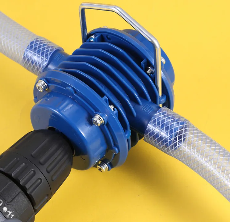 Electric hand drill water pump Portable mini self-priming centrifugal pump Diesel oil and liquid water pump