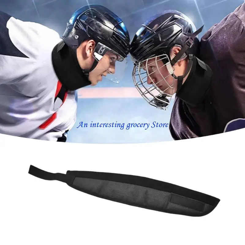652D Protective Junior Ice Hockey Neck Cover Neck Guard Constructed From Safe Polyester Fabric For Safety And Convenience