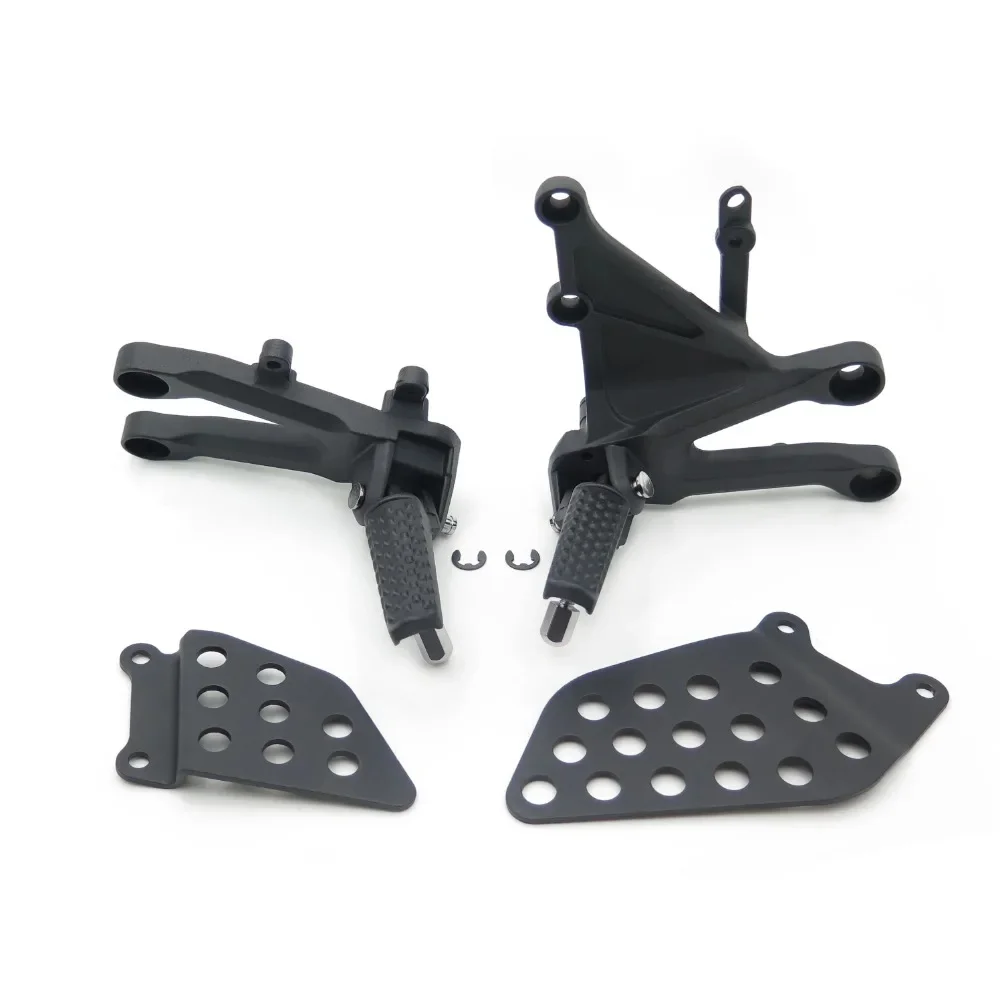 

BLACK Front Rider Foot Pegs Bracket for Honda CBR1000RR 2004 2005 2006 2007 04-07 Motorcycle Parts