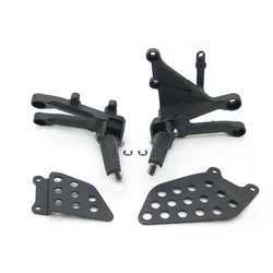 BLACK Front Rider Foot Pegs Bracket for Honda CBR1000RR 2004 2005 2006 2007 04-07 Motorcycle Parts