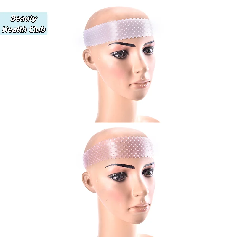 【1PC Non Slip Wig Grip Headband Transparent Silicone Wig Band Wig Secure Wig Gripper】