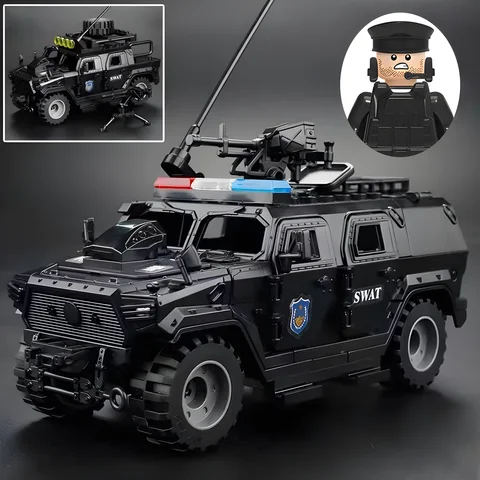 육군 군인 경찰 갱스터 2차 세계대전 군사 장갑차 자동차 무기 SWAT 기관총 빌딩 블록 피규어 모델 브릭 장난감 육군 군인 경찰 갱스터 2차 세계대전 군사 장갑차 자동차 무기 SWAT 기관총 빌딩 블록 피규어 모델 브릭 장난감