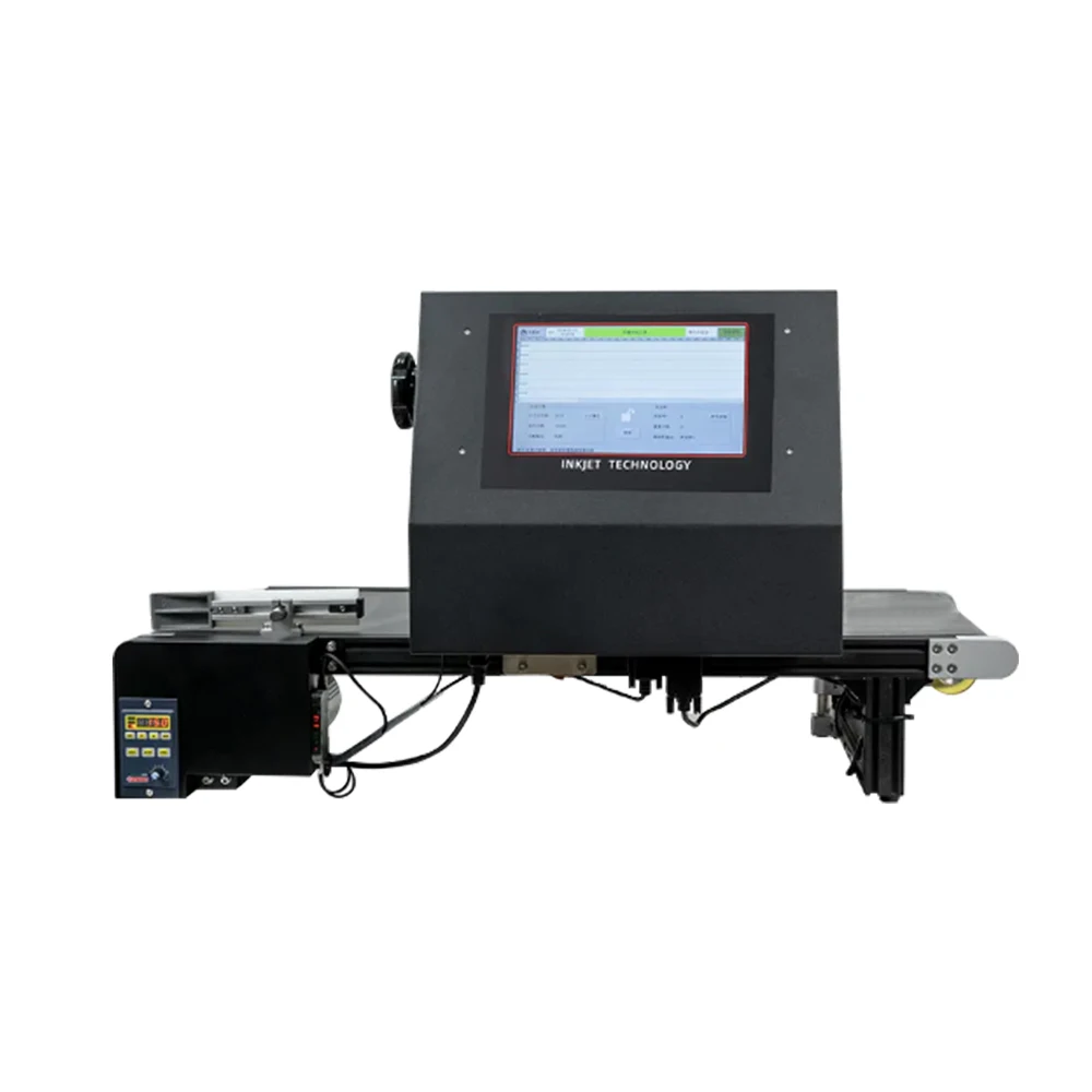 10 inch smart touch screen inkjet printer high definition stable performance automatic TIJ board type new status