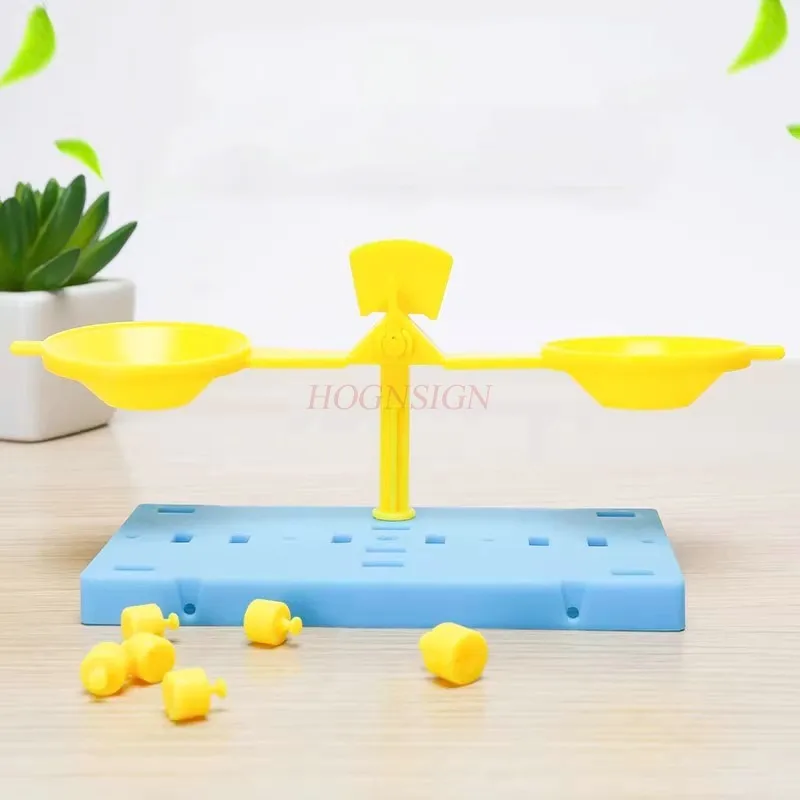 1set Student experiment tray balance DIY handmade technology lever mechanics material package teaching aids