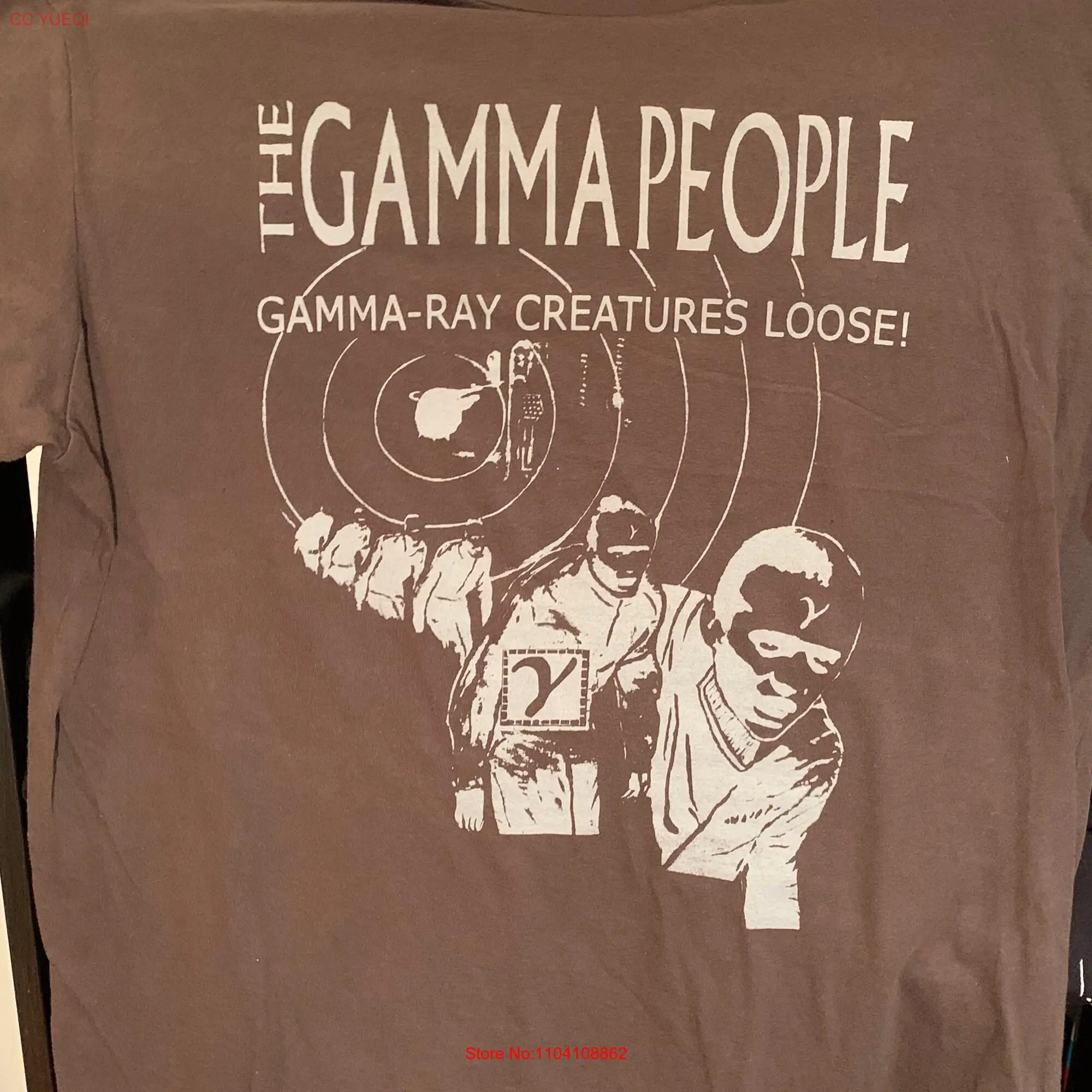 Gamma people T SHIRT very few printed 10 units Just one L unisex left brown tee of the first tees I ever