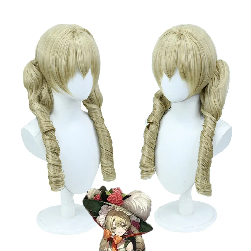 

Anime Sotheby Wig Game Reverse:1999 Cosplay Long Hai Heat Resistant Synthetic wig with Rose net for Woman