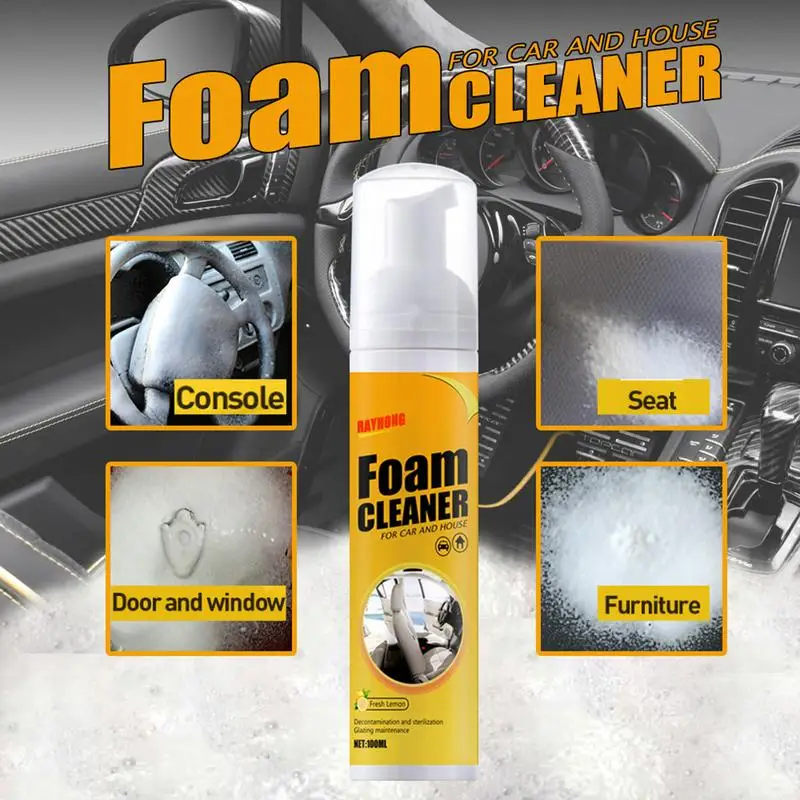 250ml Multi-purpose Foam Cleaner Anti-aging Cleaning Automoive Car Interior Home Cleaning Foam Cleaner Dropshipping