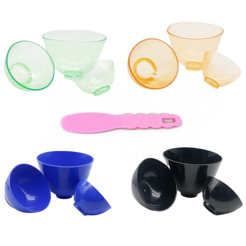 Colorful Flexible Silicone Mixing Bowl Dental Mixed Plaster Spatula Material Dentist Lab Soft Rubber Medium Leather Bowls Cup