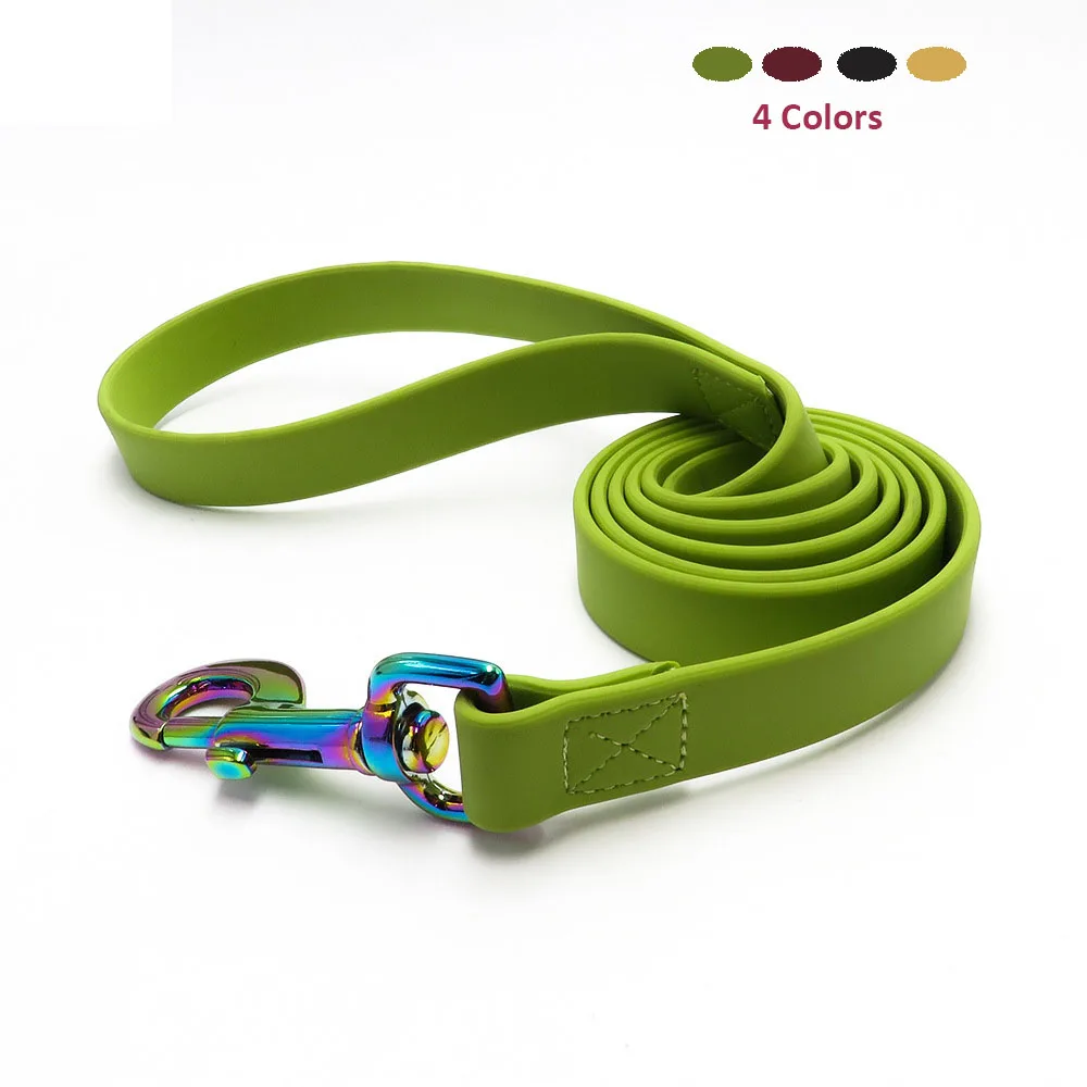 Soft PVC Dog Leash, Walking Lead for Small, Medium, Large Dogs, Waterproof, Durable, Anti-bite, Wear-Resistant, Anti-dirty