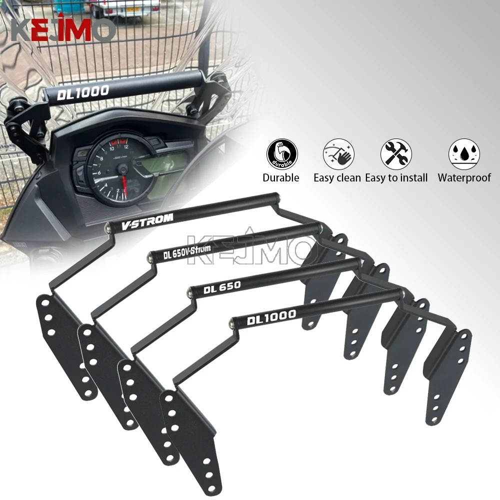 

FOR Suzuki DL 1000 V-Strom V-Strom vstrom DL 650/XT 1000 2017 - 2019 Accessories Phone Holder Stand GPS Navigation Plate Bracket