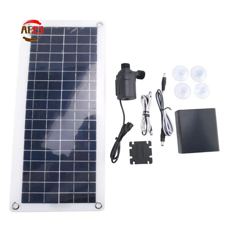 

AEE3-Solar Water Pump Solar Water Fountain Pump 50W 800L/H 12V Low Noise Garden Family Water Fountain Irrigation Pump