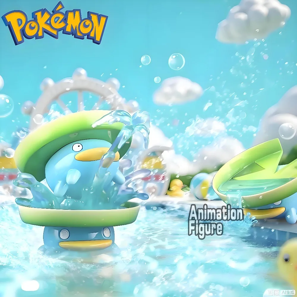 3-5 cm Anime Pokemon Figur Lotad Kombination Action-figuren Pvc Statue Desktop Ornamen Sammlung Modell Spielzeug Geschenke