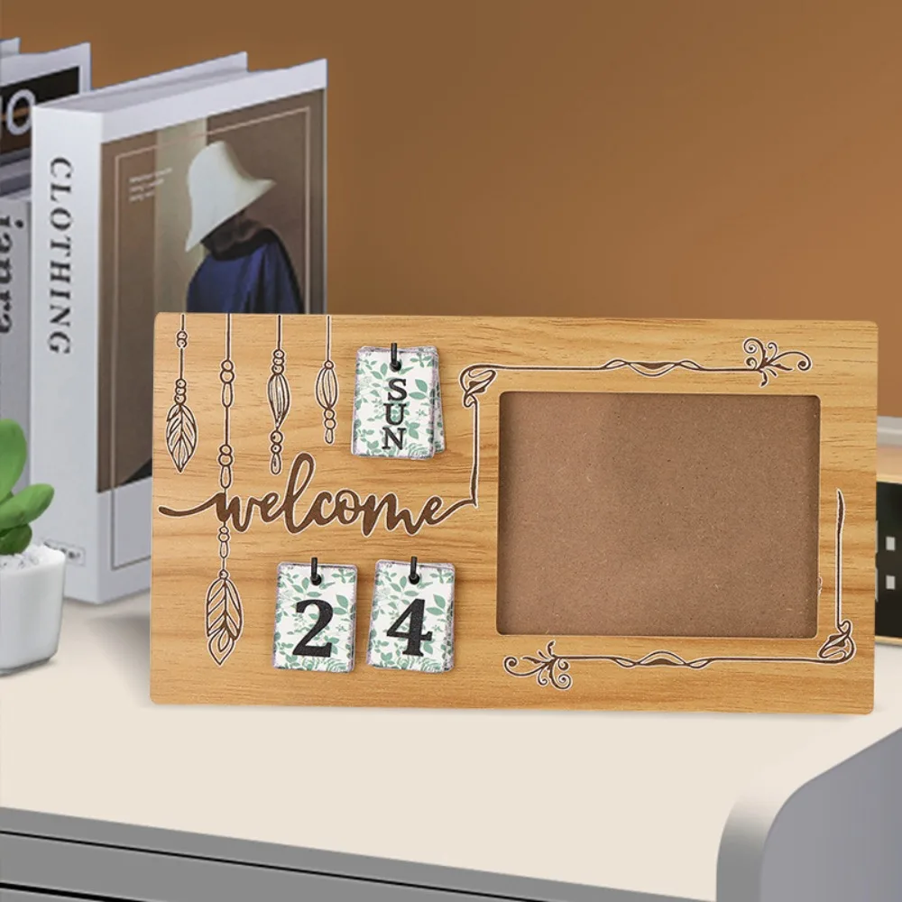 Wooden Sonogram Picture Frame Baby Countdown Weeks Pregnancy Must Haves Ultrasound Photo Frame Pregnancy Gift Baby Announcement