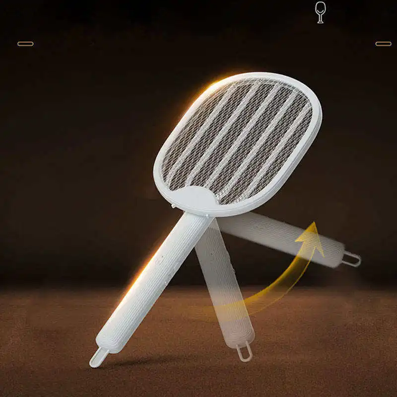Pieghevole UV Light Bug Zapper Elettrico Mosquito Killer 2-in-1 Fly Swatter Trappola USB Ricaricabile Mosquito Racchetta Insetto Killer Bat