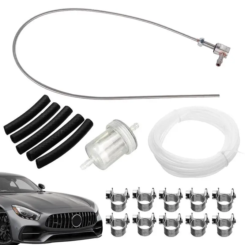 

Oil Tank Sender Standpipe Pick Up Inline Heating Hose Clip Kit Standpipe Replacement Air Heat Lines Kit Rustproof Safe Pick Up