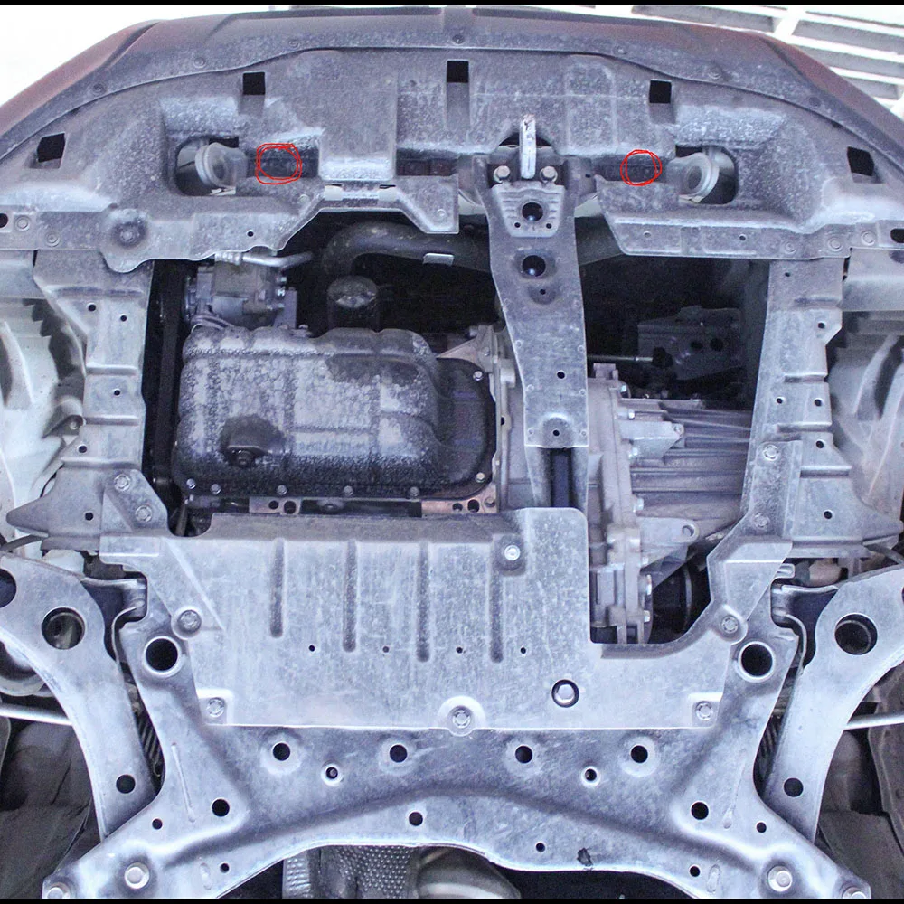 Onder Motor Guard Splash Shield Modder Spatbord Cover Plaat Spatbord Spatbord Protector Legering Voor Mitsubishi ASX 2018-2020 2.0L 1.6L