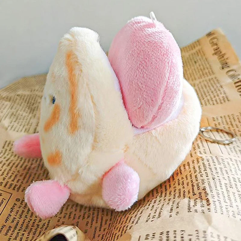 Muñecas de peluche creativas y bonitas de Xi'an Pink Roujiamo, llavero de muñeco de trapo suave, colgantes, bolsa femenina, adornos colgantes, juguetes de peluche, regalos para niños