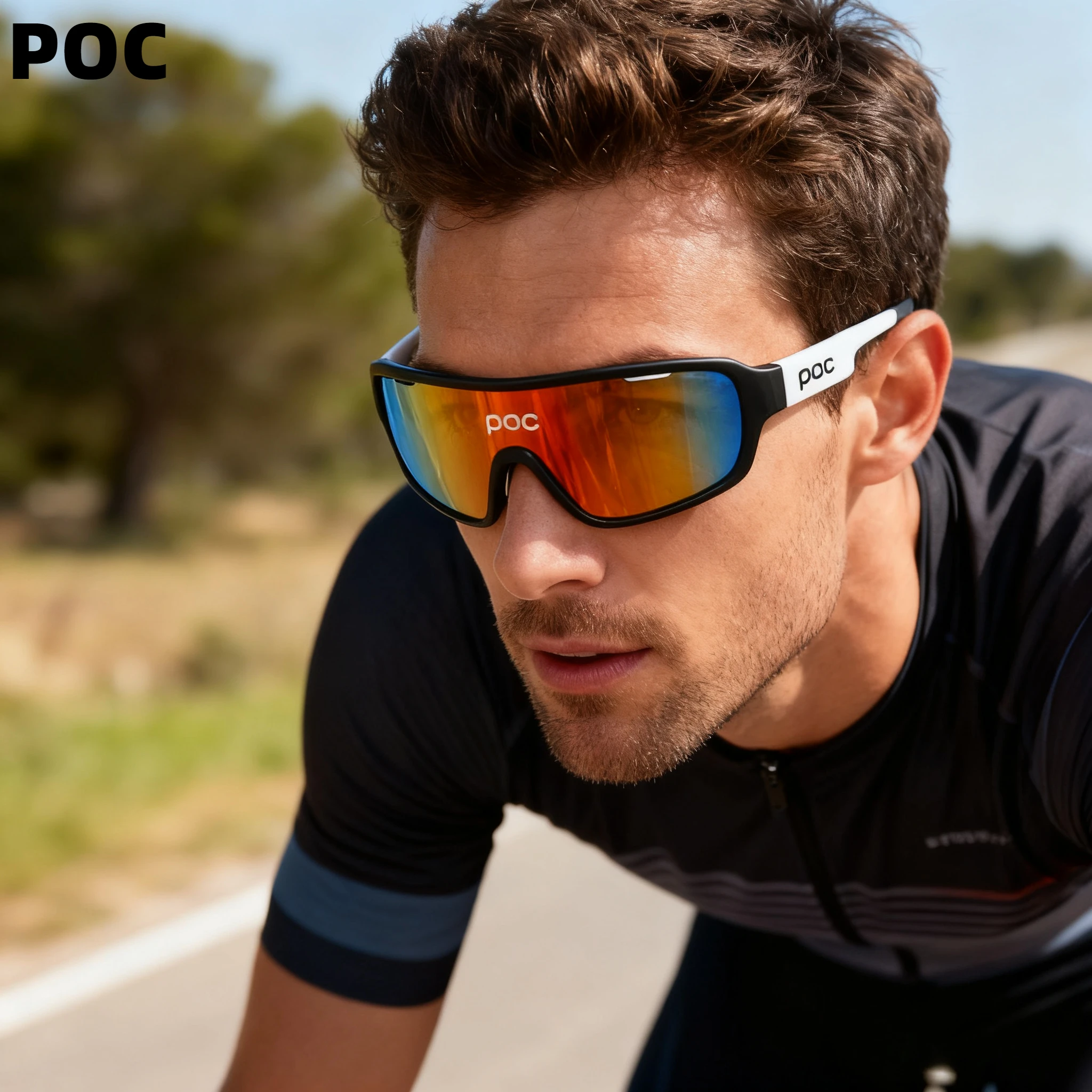 Image of Neue POC DO BLADE Brille Outdoor-Sport Jungen und Mädchen laufen Marathon Cross Country MTB DH Schützende Augenschutzausrüstung