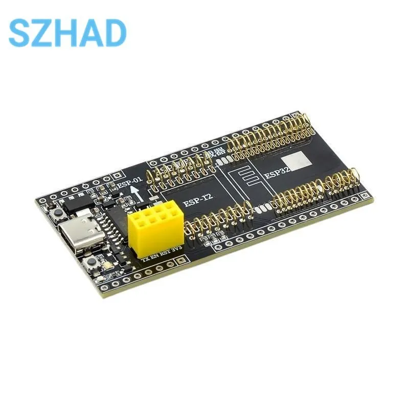 ESP8266 ESP32-WROVER Development Board Test Programmer Socket Downloader for ESP-01 ESP01S ESP12 ESP32 Adapter CH340