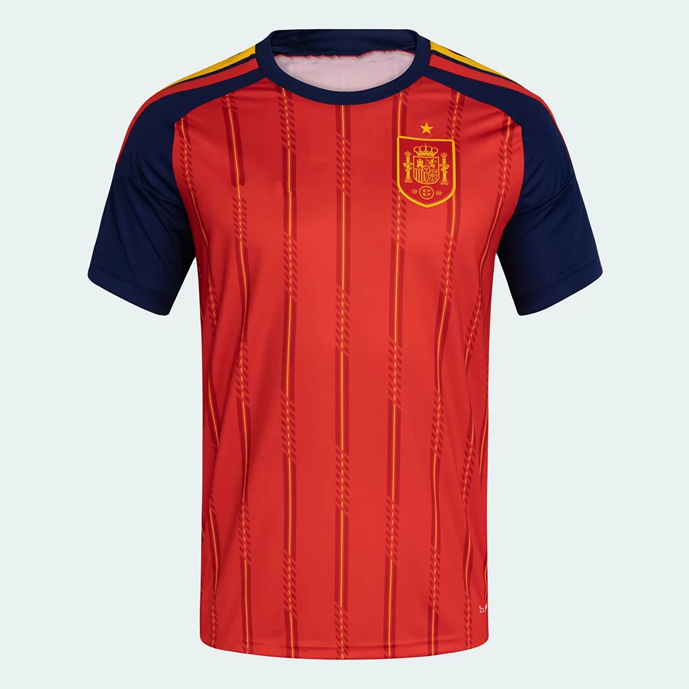 إسبانيا 2026 المنزل جيرسي كرة القدم العالمية مباريات كندا المكسيك الولايات المتحدة تي شيرت فضفاض قصير الأكمام الذكور بلايز للجنسين قميص