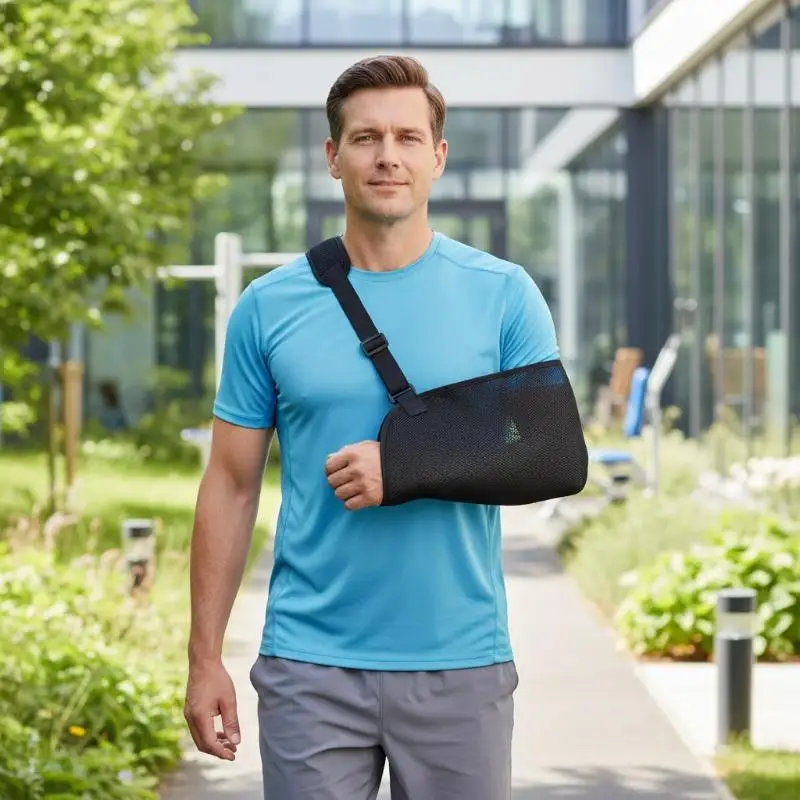 B*Arm Fracture Sling Shoulder Elbow Wrist Dislocation Fixation Belt Rehabilitation Support Protective Equipment Adult Children