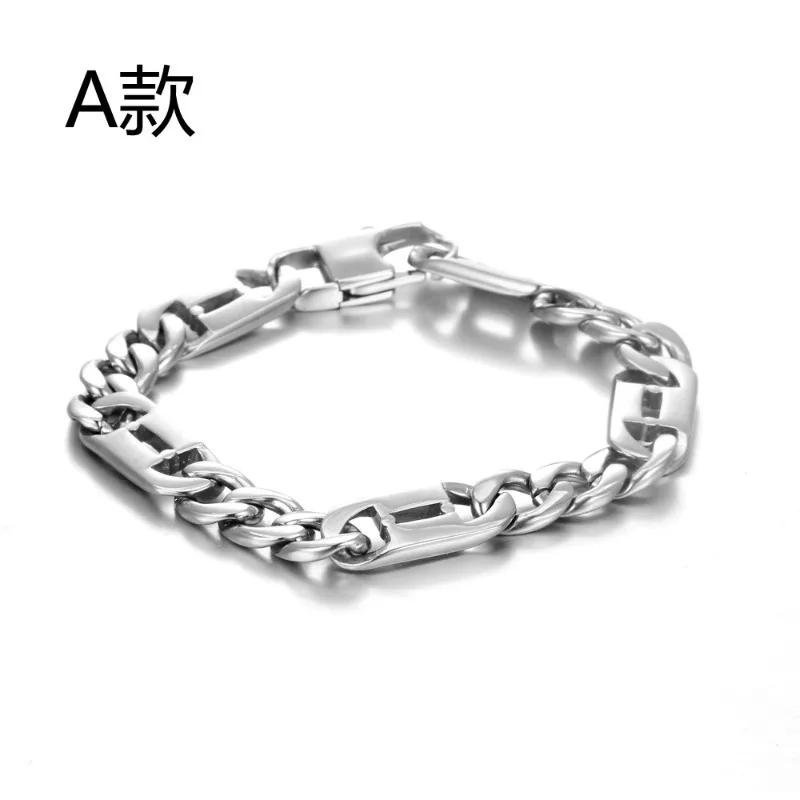 

Новый браслет из титановой стали, мужской браслет в стиле хип-хоп, персонализированные рок-ювелирные изделия CE089