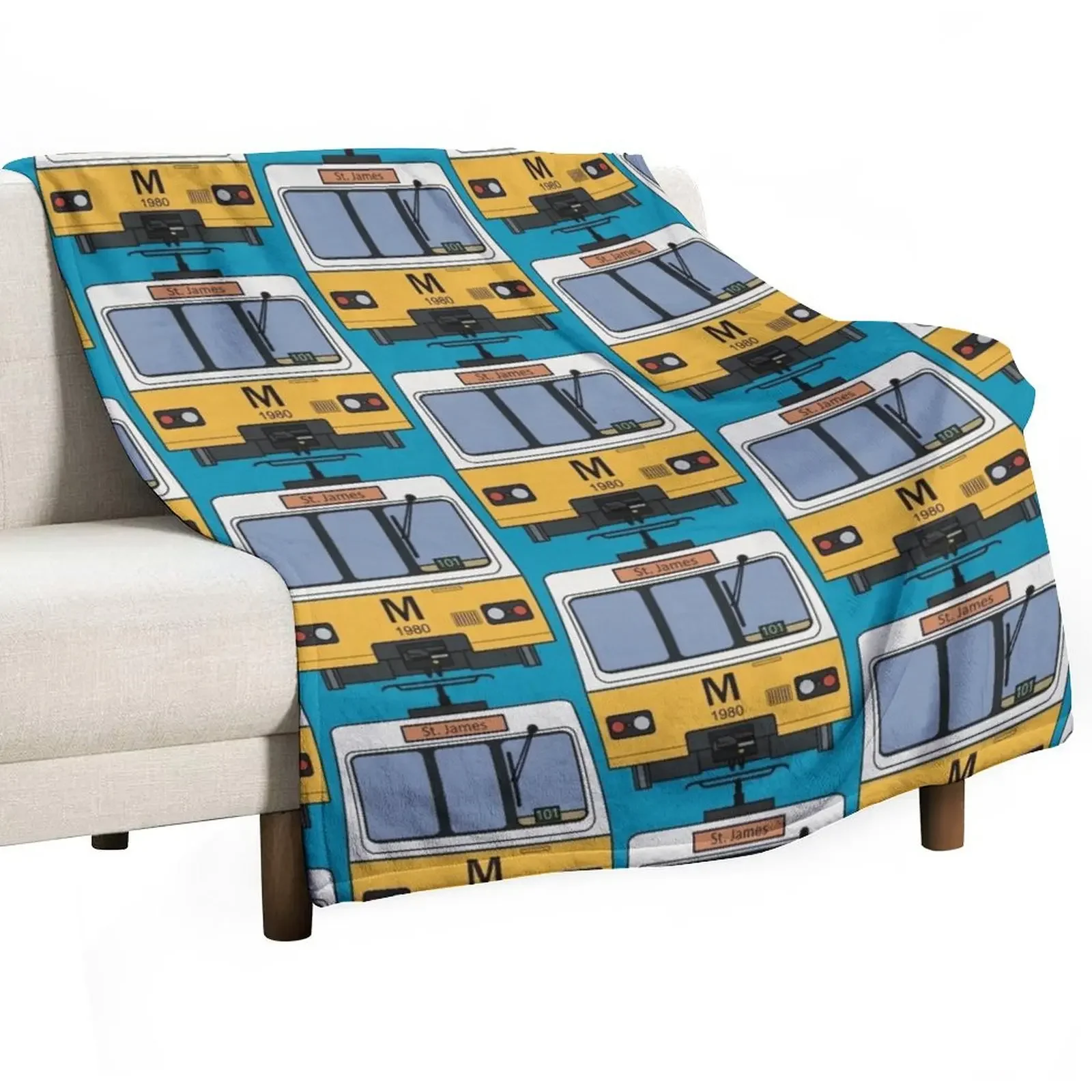 

Tyne and Wear Metro ( Throw Blanket warm for winter Loose Luxury Thicken Blankets