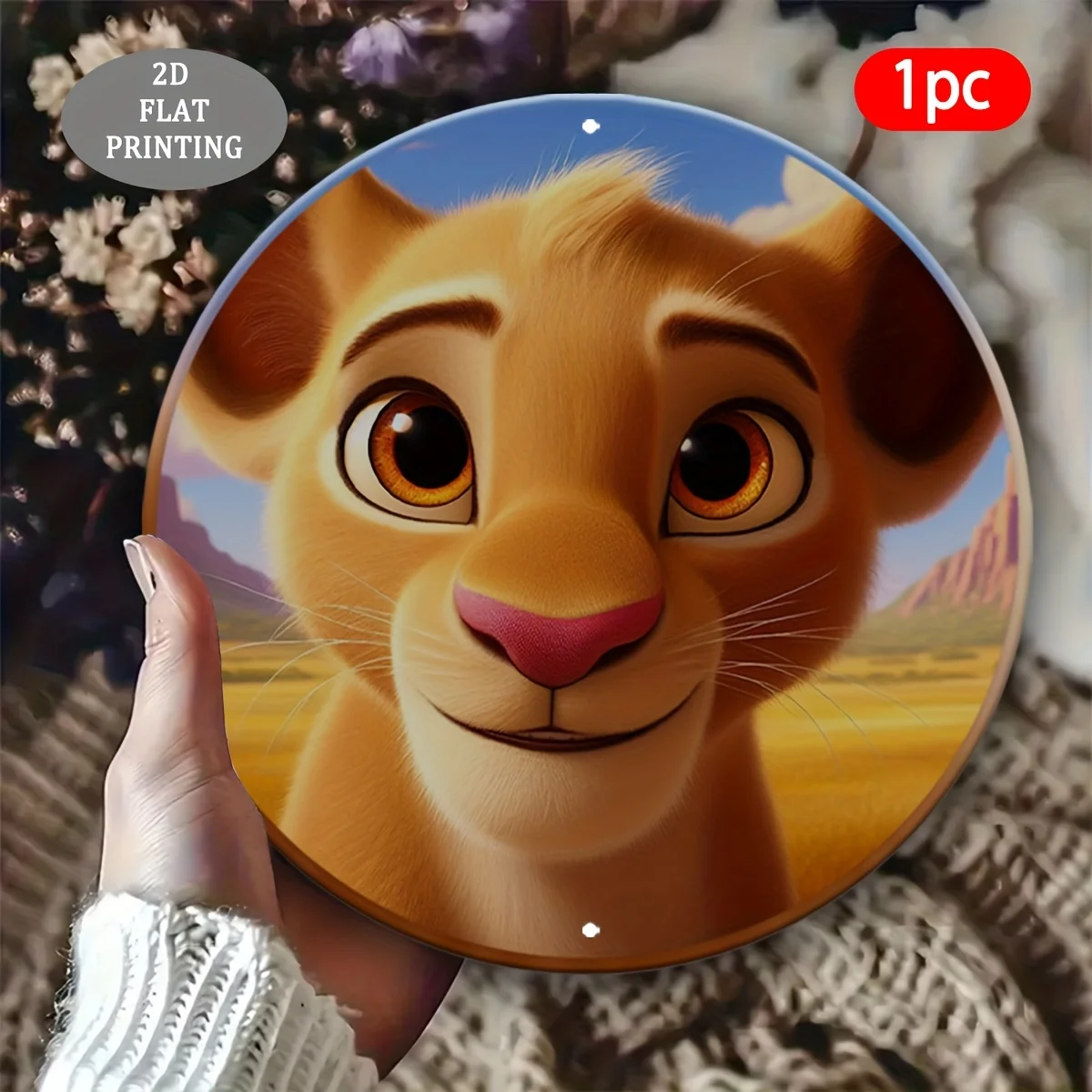 2D Flat, 1Pc Lion C…