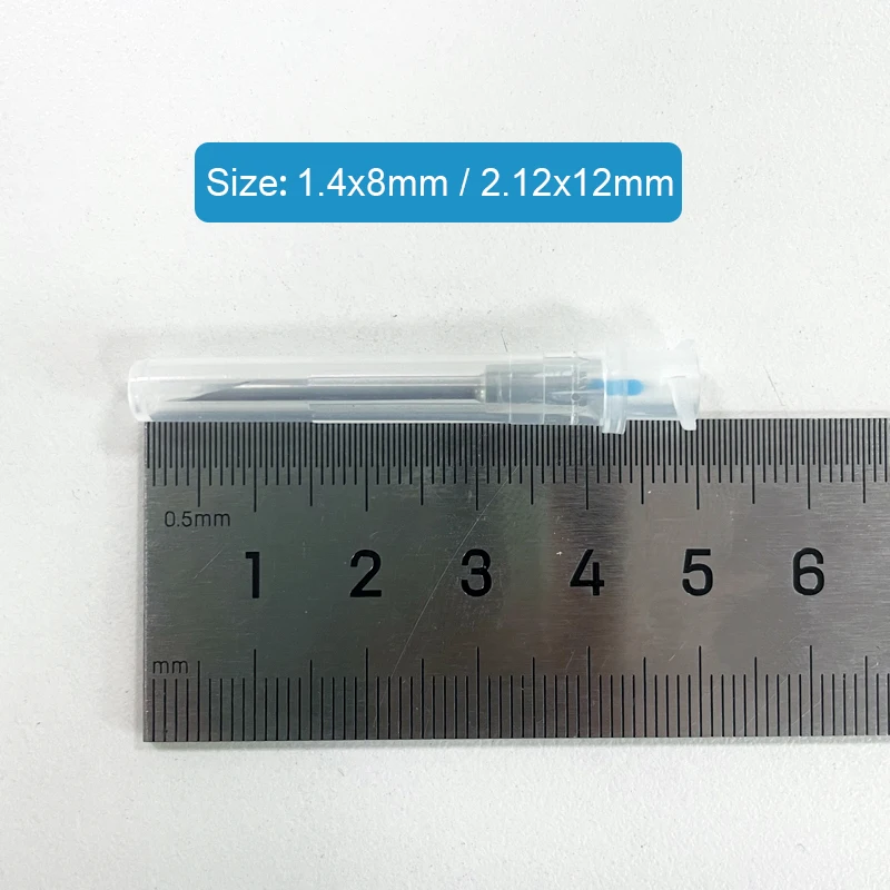 1.4*8mm/2.12*12mm Chip Needle Implant Glass Tag Rfid Dog Reusable Needle Injector ID Microchip Animal Syringe For Vet Pets Horse