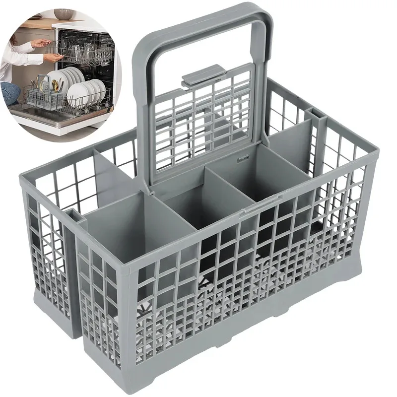 1/2pcs Universal Dishwasher Cutlery Basket Foldable Kitchen Tableware Drying Organization for Dishwasher Replacement Accessories
