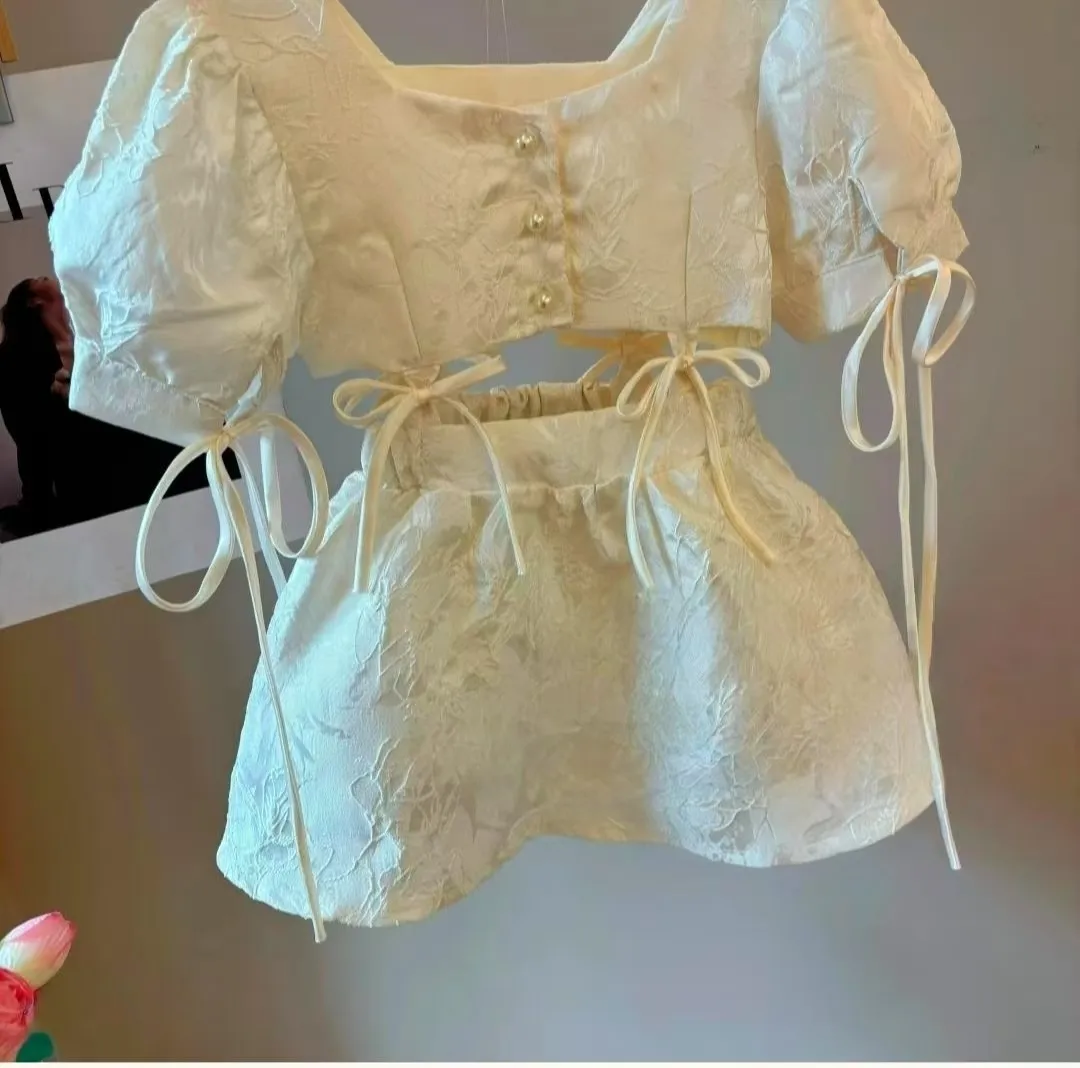 Baby Girls Clothing Set 2026 Spring New Dress Children's Summer New Style Complete Set