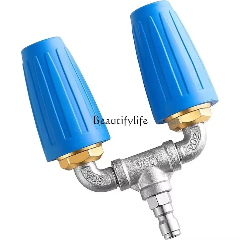 

High pressure rotating nozzle inner core ceramic core courtyard cleaning and dirt removal