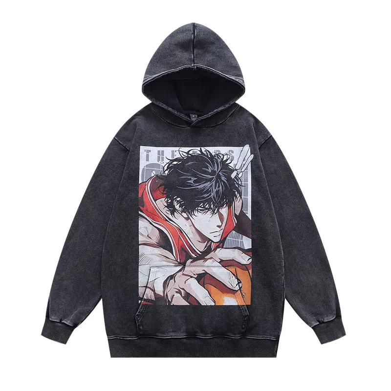 Anime Hoodies For Men Men'S Clothing Hoodie Male Clothes Female Sweatshirts Women Pullover Fall Streetwear Long Sleeve Tops