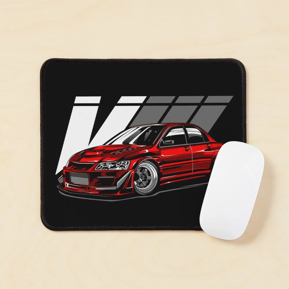 Evo Viii Lancer Jdm Mitsubishi Sport Car  Mouse Pad Mat Computer Desk Mousepad Anime Mens Printing Carpet Keyboard Table PC