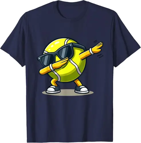 Imagen 2 del producto Dabbing Tennis Ball Shirt Funny Boys Men Women Sports Player T-Shirt