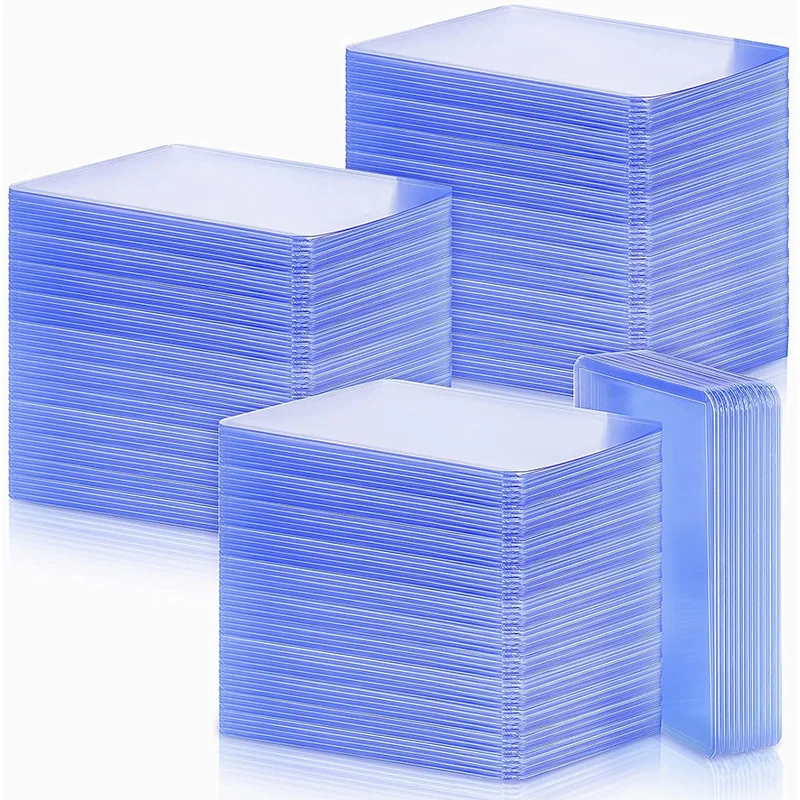 Pochettes de protection transparentes pour cartes à collectionner, supports de charge, supports en plastique dur, cartes de baseball, cartes de sport, 35PT, 100 pièces par paquet