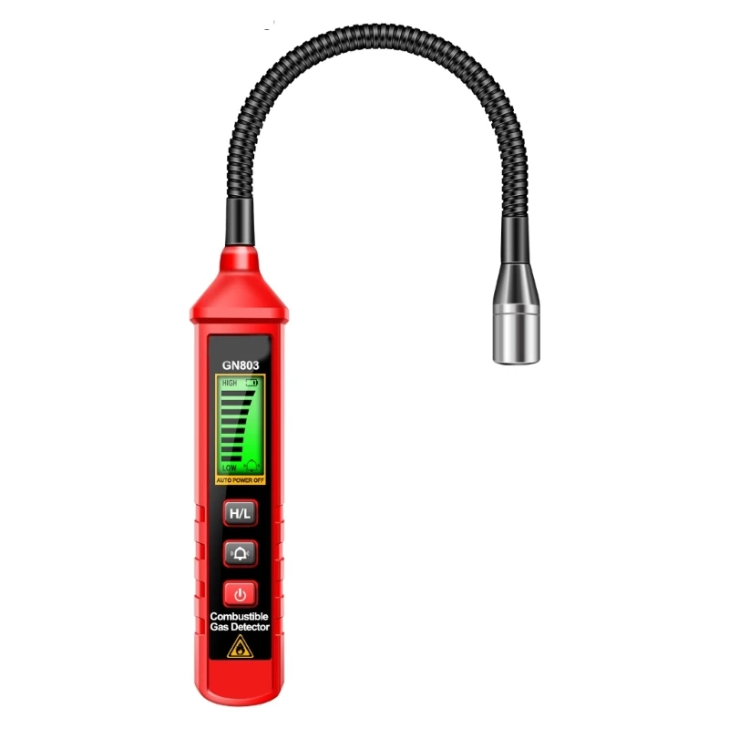 

Gas Leak Detector, Natural Gas Detector with 8.6inch Probe, Checking Combustible Gas Leaks for Home