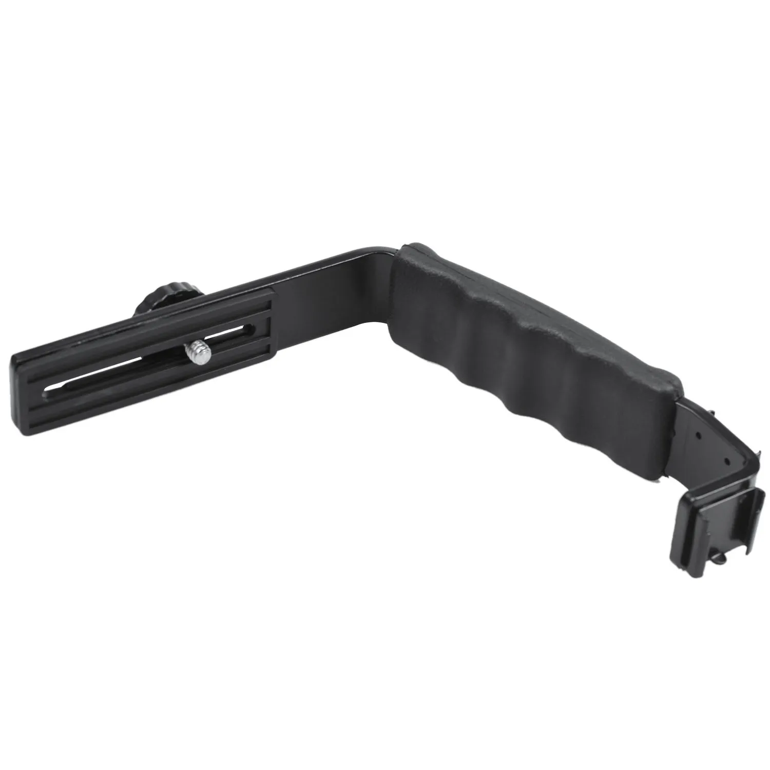 قبضة كاميرا فيديو فلاش للصور ، مقبض لتر مع 2 حذاء ساخن جانبي قياسي ، حامل DSLR #2